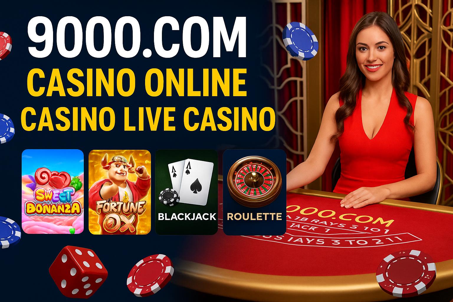 O 9000Live Casino lança promoções regularmente